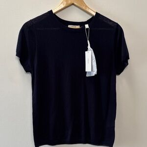 Vince dark blue Short Sleeve Tee